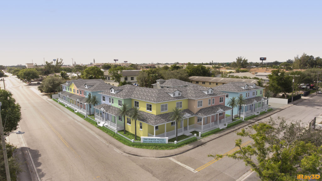 3D render of Julian Place apartments